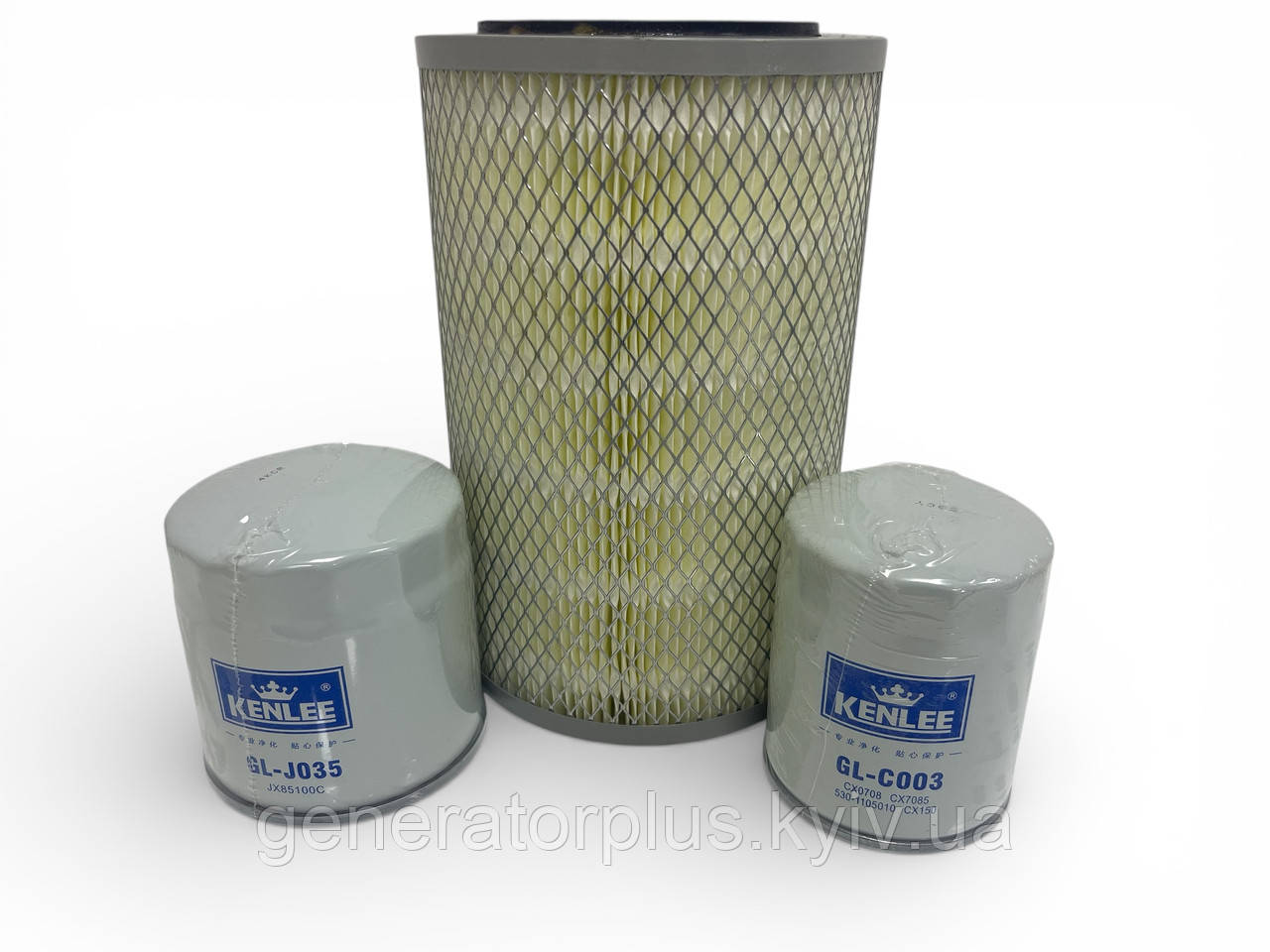 Комплект фільтрів для генератора з двигуном 490D (CX0708 + JX85100C + K1522), фото 1