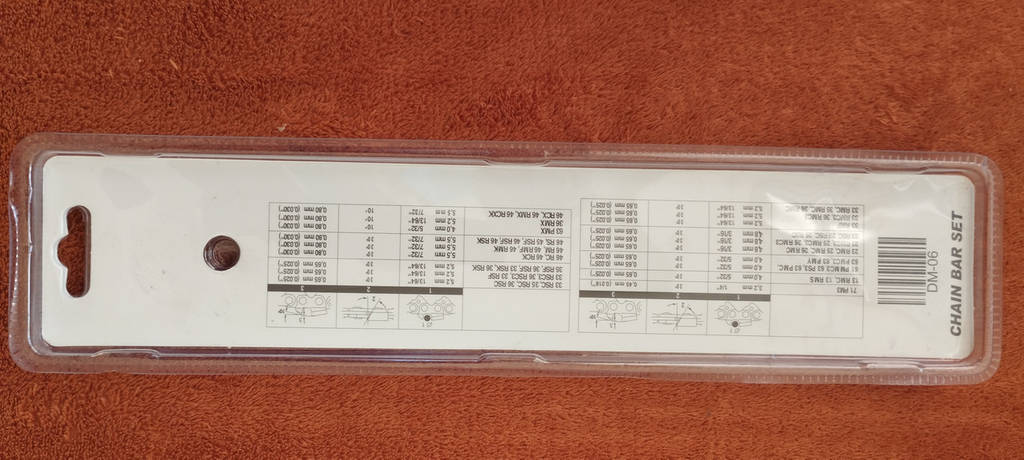 Комплект шина + 2 ланцюга для міні пилки 6" DM Professional запчастини для сучкоріза - фото покупців 3