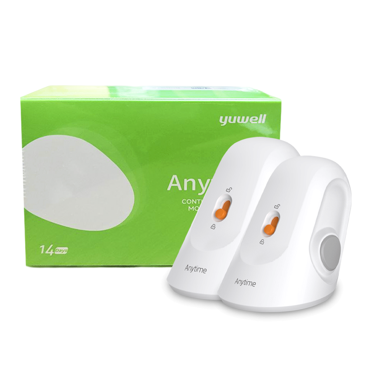 Сенсор для системи безперервного моніторингу глюкози CGM Yuwell CT 3, 2 шт., фото 1