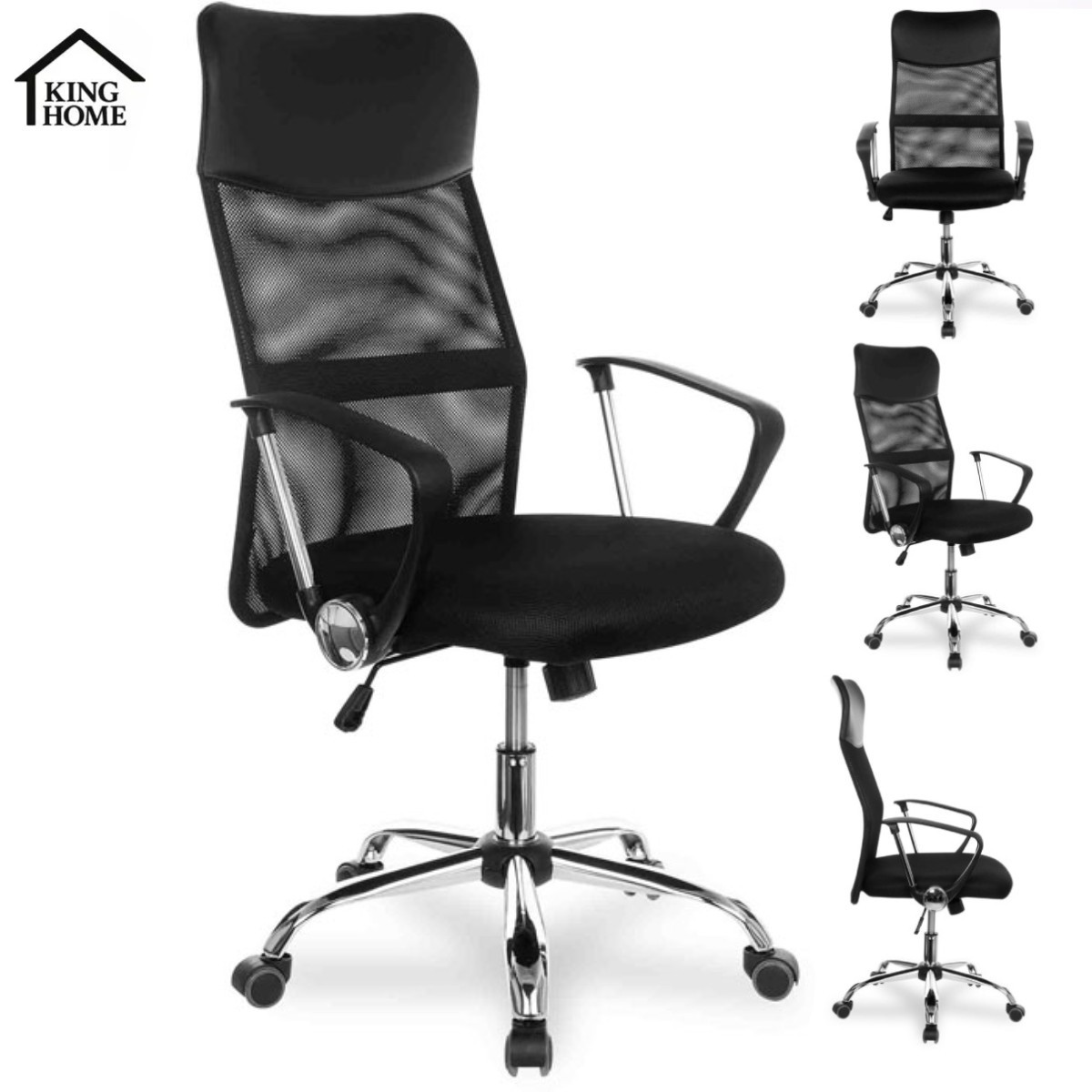 Крісло офісне Xenos Prestige Black до 120 кг. ​​​​​​​