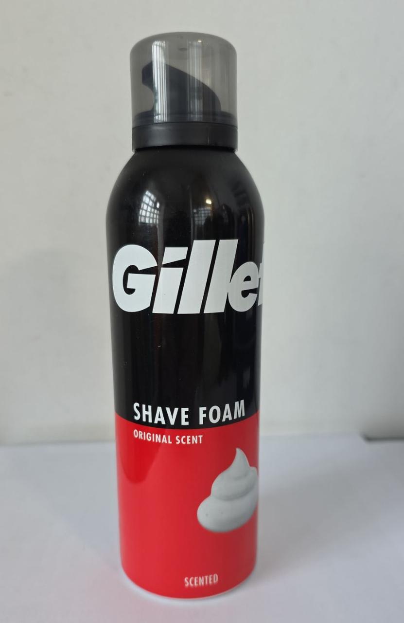 GILLETTE Піна д/гол. Original Sent РЕГУЛЯРНА 200 мл. (Жилетт для нормальної шкіри)