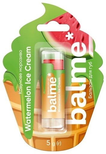 Бальзам для губ Кавунове морозиво Balme Watermelon Ice Cream Lip Balm 5 г