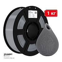 Eco PLA+ | 1 кг | срібний | пластик 3D філамент для 3D принтерів | silver