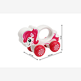 Каталка поні іграшка поні для малюків дитяча каталка Технок 18.5х13х6.7 см Україна для дітей, фото 8