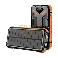 Повер банк 10 000 mAh із сонячною панеллю й бездротовою зарядкою 5 Вт Jiageng ZL807