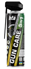Очисник універсальний  для догляду за вогнепальною зброєю 5 в 1, HTA Gun Care, 500 мл, Чорний