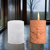 Силіконова форма молд для виготовлення свічок "Комаха"