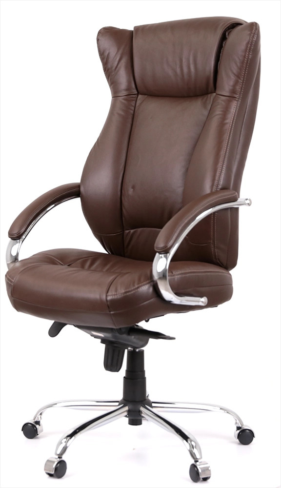 Крісло керівника АКЛАС Бадалона CH MB шкіра, фото 1