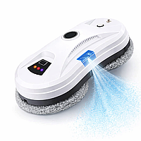 Автоматичний робот для миття вікон з баком для води й автомотичним розпиленням мийної рідини та пультом