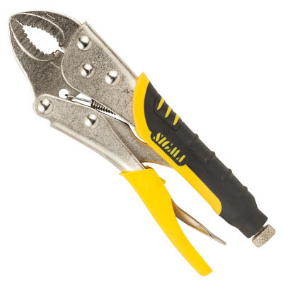 Кліщі Sigma затискні універсальні напівкруглі 180мм CrV (4340251), фото 1