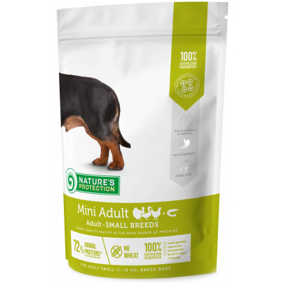 Сухий корм для собак Nature's Protection Mini Adult Small breeds 500 г (NPS45730), фото 1