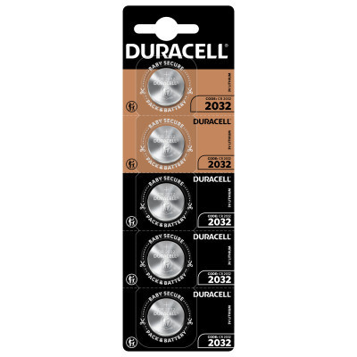 Батарейка Duracell CR 2032 / DL 2032 * 5 (5007682), фото 1