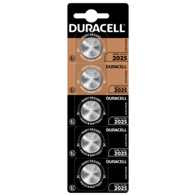 Батарейка Duracell CR 2025 / DL 2025 * 5 (5010980), фото 1