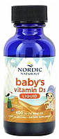 Вітамін D3 для дітей з оливковою олією Nordic Naturals Baby's Vitamin D3 10 мкг 22,5 мл
