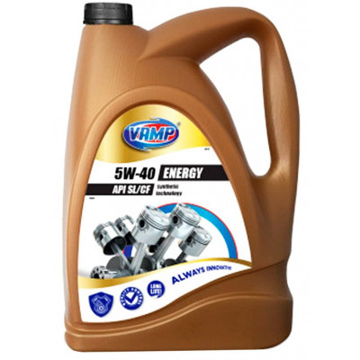 Моторна олива ВАМП 5W40 ENERGY кан. п/е 4л/3,8кг (4538), фото 1