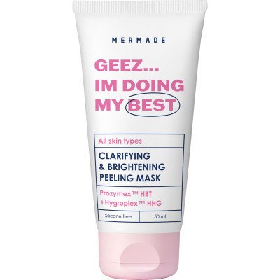Маска для обличчя Mermade Geez... Im Doing My Best Prozymex HBT & Hygroplex HHG Clarifying & Brightening Mask 50 мл, фото 1