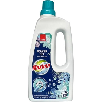 Гель для прання Sano Maxima Blue Blossom 1 л (7290102993192), фото 1