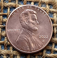 1 цент 2022 року. (D) США