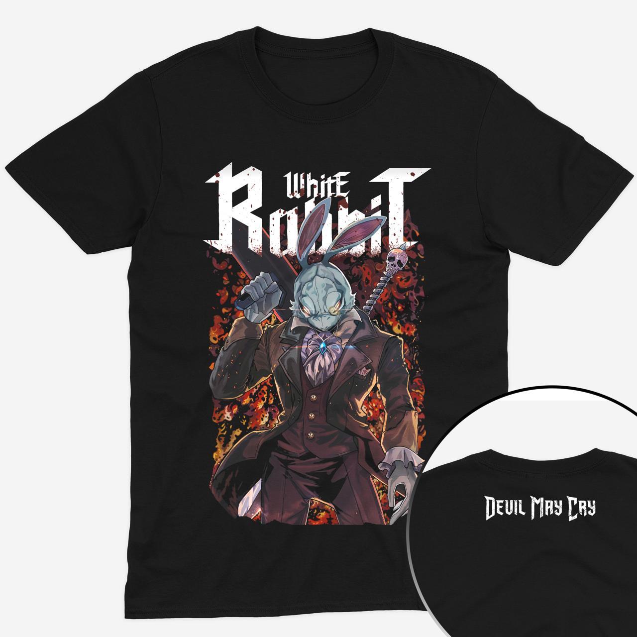 Футболка чорна Morze Devil May Cry White Rabbit XXL, фото 1