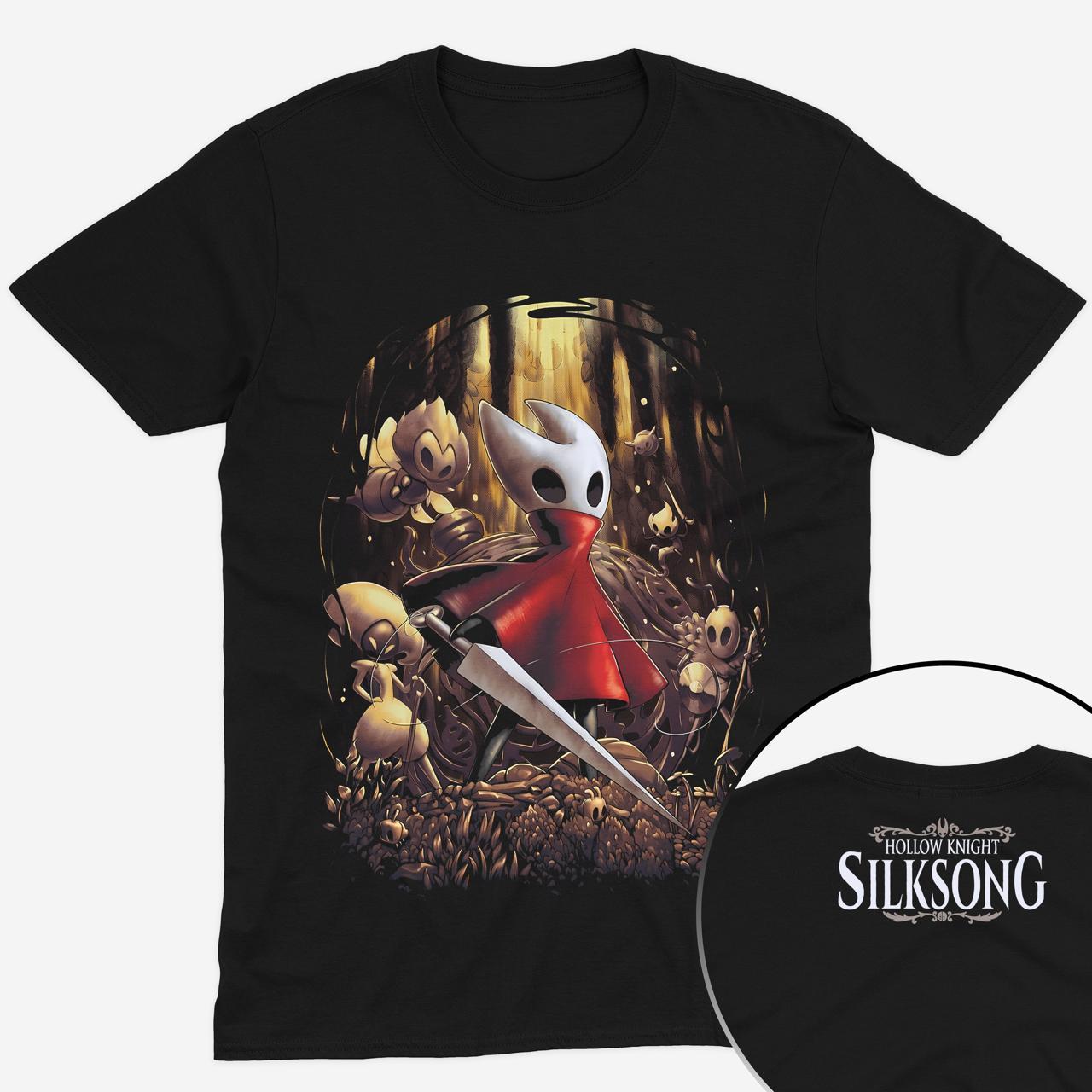 Футболка чорна Morze Hollow Knight Silksong XL, фото 1