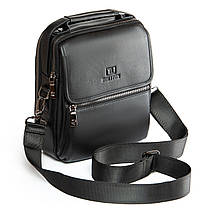 PODIUM Сумка Чоловіча Планшет шкіра BRETTON 5010-6 black, фото 5