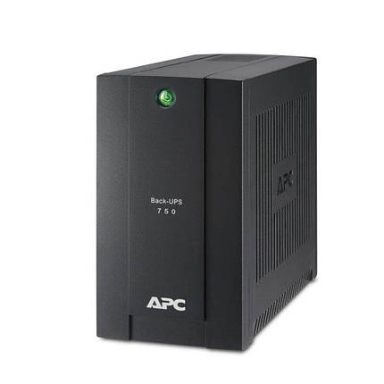 ДБЖ APC Back-UPS 750VA (BC750-RS) / 230 V / 750 VА / 415W / 4 виходи/ АКБ, фото 1