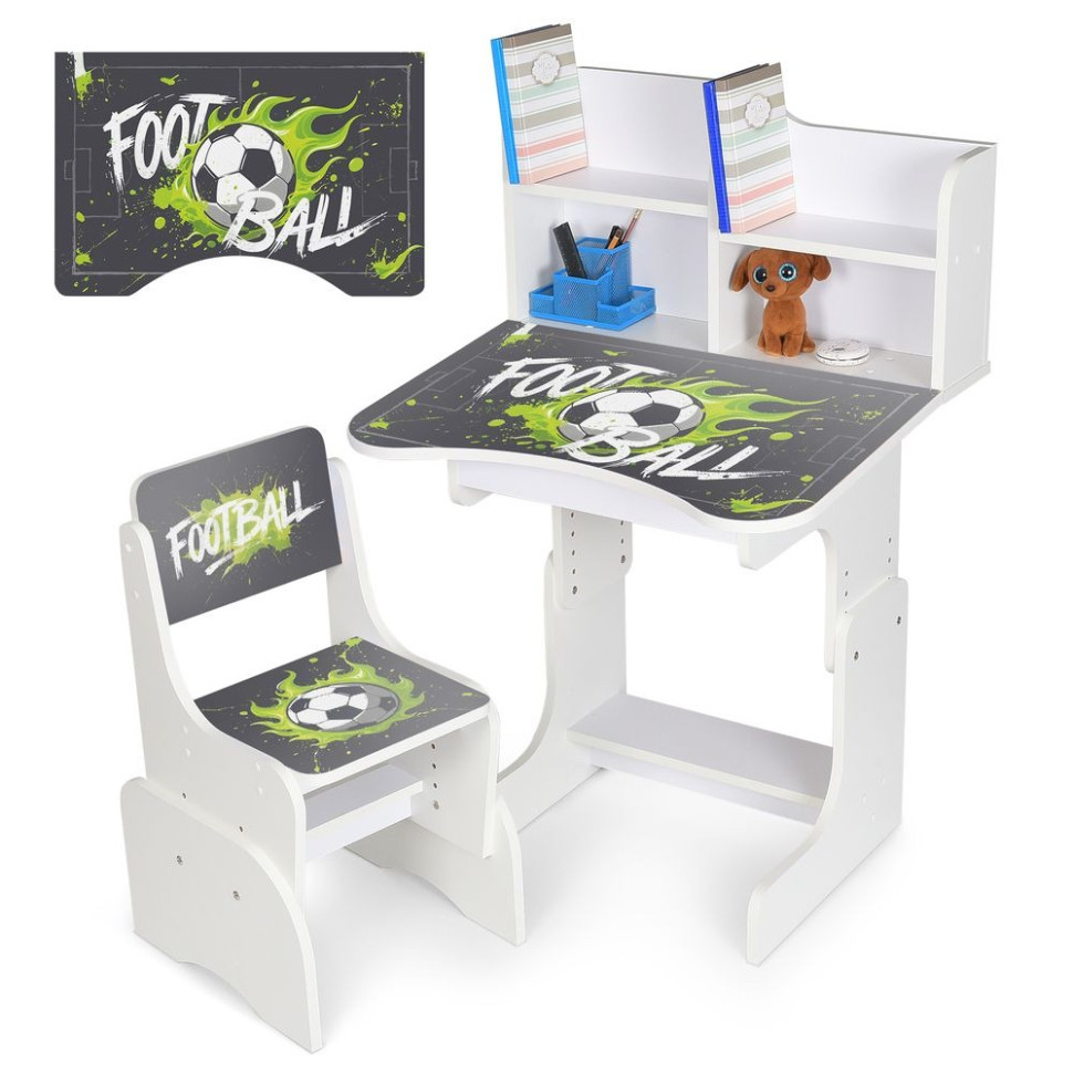 Дитяча парта N 2071-31-1 висота 3 положення, зі стільчиком, фото 1
