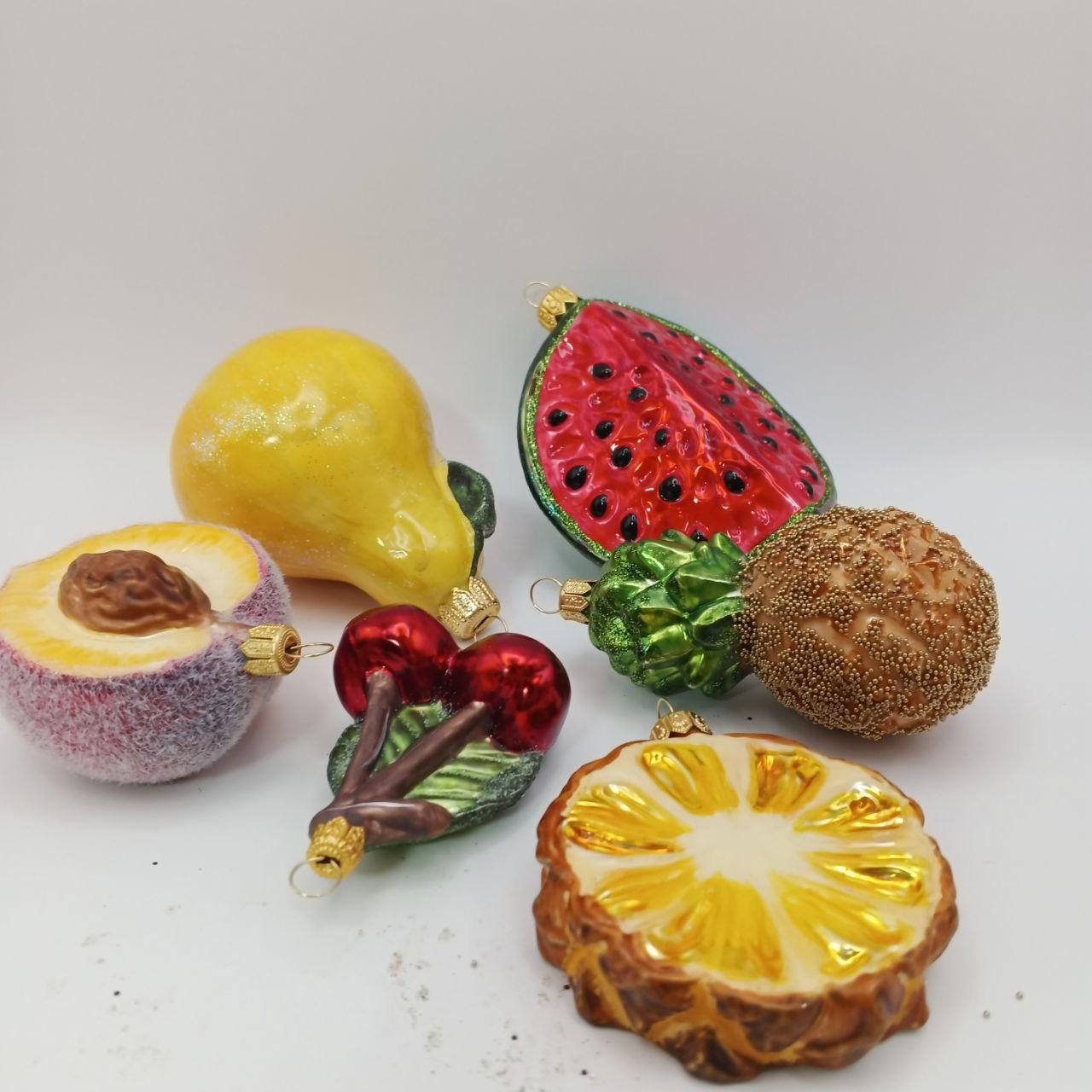 Асорті фруктів іграшки на ялинку Irena