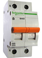 Автомат 2П 6А С Schneider Electric ВА63 11211 "Домовой"