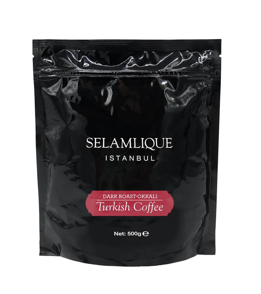 Турецька міцна кава дрібномелена Selamlique 500 г, кава для турки, темного обсмаження, без добавок
