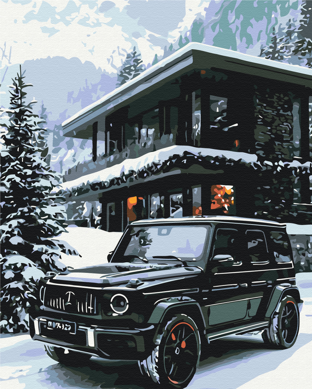 Картина за номерами 40×50 см Kontur. Пейзаж розкішного життя DSS1118, фото 1