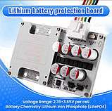 Контролер BMS 4S 12,8V(14.6V) LiFePO4 150А(300А) з активним балансуванням 8A, фото 8