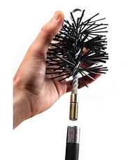 Щітка 100 мм пластик для димоходу Ecodym, фото 2