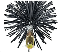 Щітка 100 мм пластик для димоходу Ecodym, фото 3