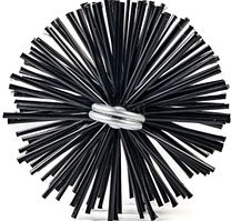 Щітка 110 мм пластик для димоходу Ecodym, фото 4