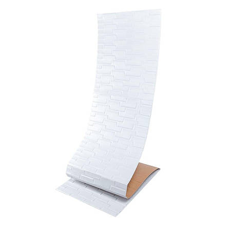 Самоклейна 3D панель 19600х700х5мм Біла Кладка SW-00001335, фото 1