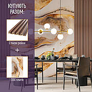 Рейка декоративна WPC стінова 3000х160х23мм Вишня SW-00001857