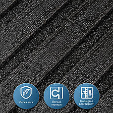 Панель-рейка в рулоні 2900х350х6мм Чорний SW-00002070, фото 4