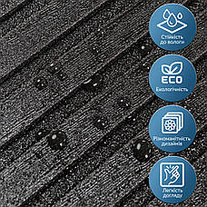 Панель-рейка в рулоні 2900х350х6мм Чорний SW-00002070, фото 5