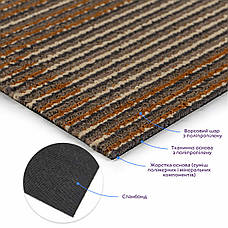 Плитка під килимолін без клейового шару 500х500х4мм Коричневий SW-00002712, фото 2