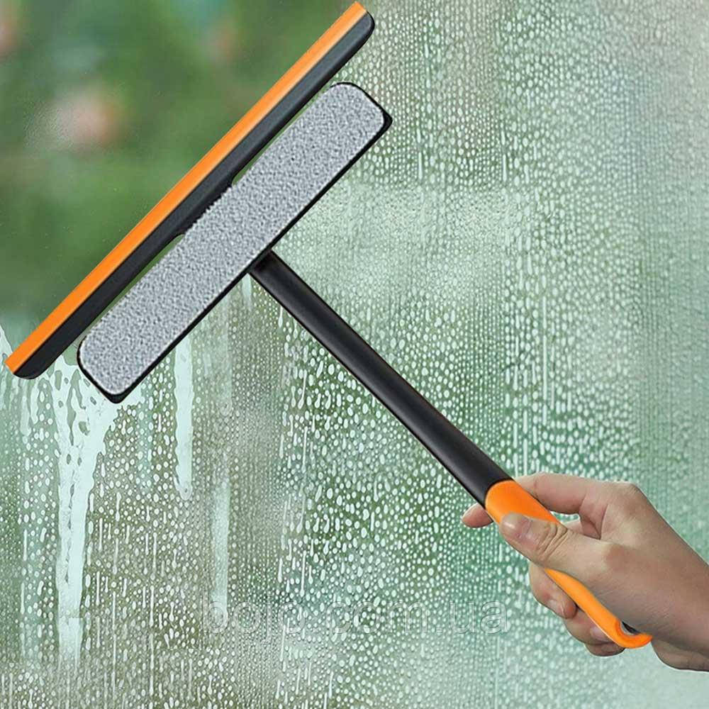 Багатофункціональна щітка/скребок для очищення вікон 3 в 1 (626)