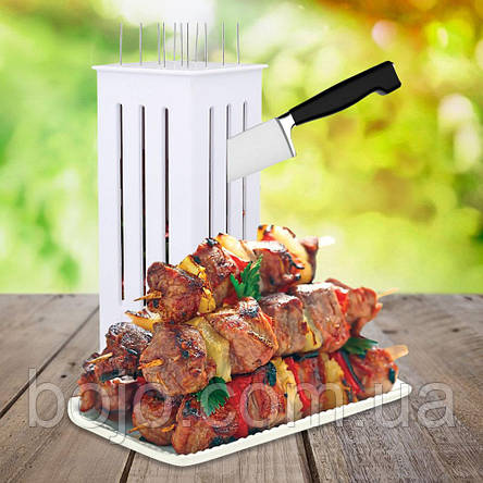 Апарат Brochette Express для швидкого нанизування та рівного нарізування шашлику (626), фото 1
