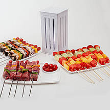 Апарат Brochette Express для швидкого нанизування та рівного нарізування шашлику (626), фото 5