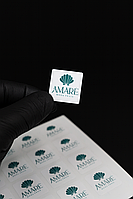 500 шт. Наліпки з Вашим логотипом 25х25 мм.