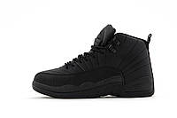 Nike Air Jordan 12 Retro Black черные баскетбольные кроссовки