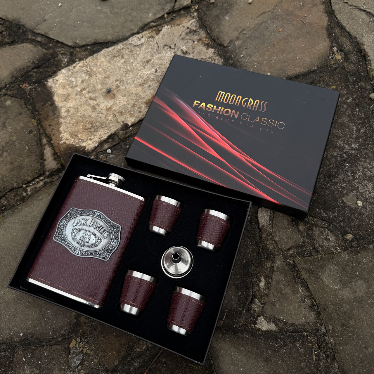 Подарунковий набір з флягою Jack Daniel's, фото 1