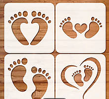 Трафарет Пяточки