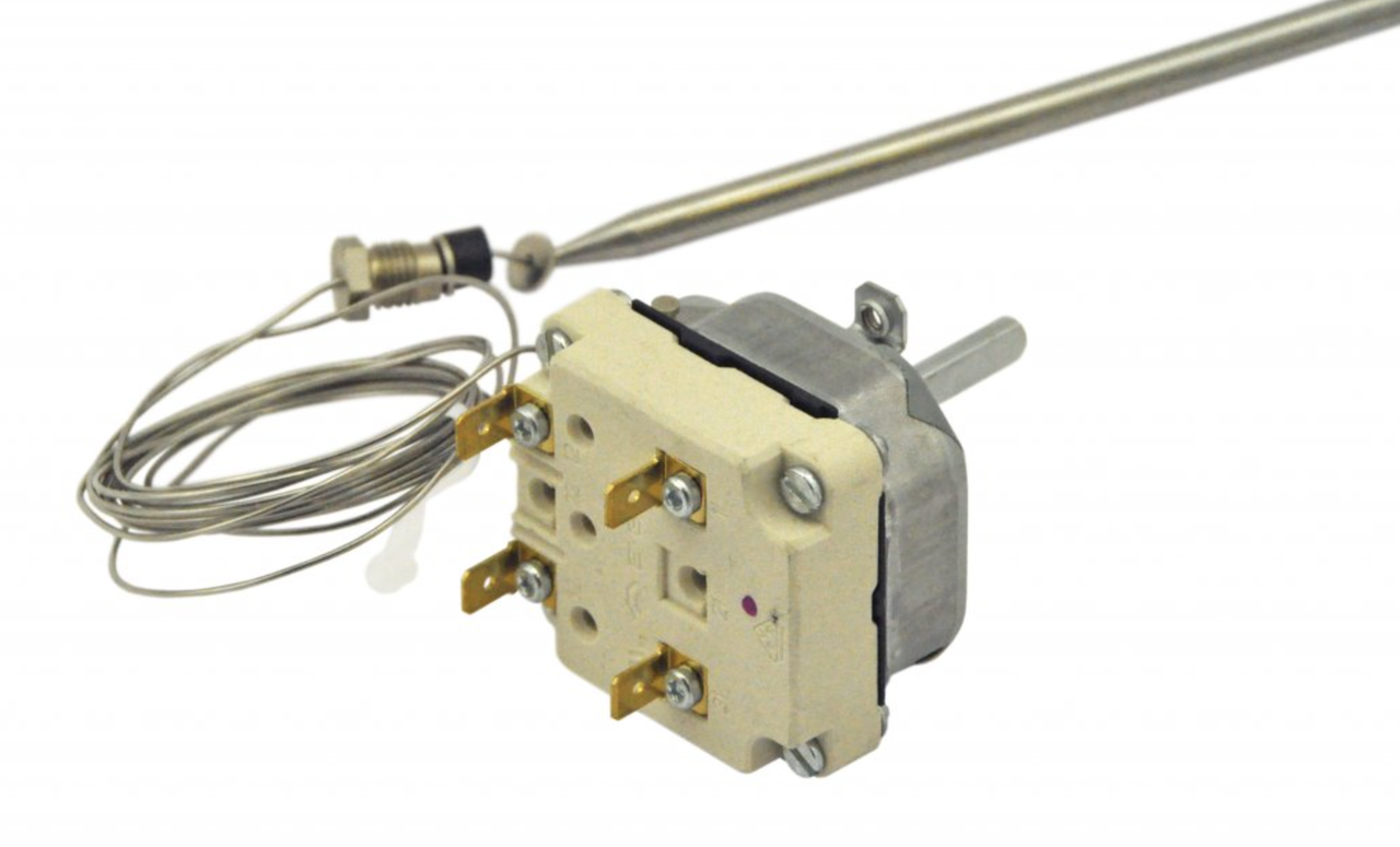 Термостат EGO 55.34015.010 (30°-93°C 3-pole Sensor 173/Ø6mm Capillary 1780mm 2NO 16A)