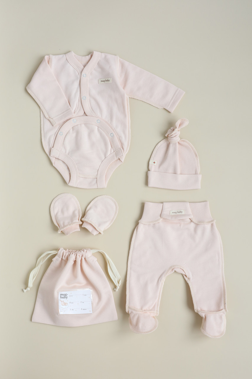 Утеплений комплект в пологовий з боді "Cozy", Вершковий, фото 1