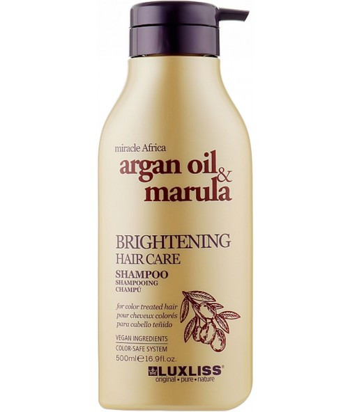 Шампунь для блиску Luxliss Brightening Hair Care Shampoo, 500 мл (811131032637)
